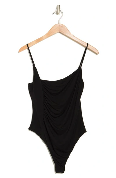 Vici Collection Elysse Ruched Bodysuit In Black