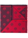 Kenzo Tiger Print Scarf - Red