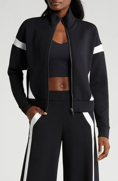 Spanx Airessentials Track Jacket In Very Black