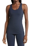 Zella Racerback Performance Nylon Tank In Navy Sapphire