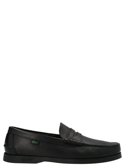 Paraboot Coreaux Loafers In Black