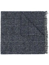 Destin Unice Ribbed Knit Scarf - Blue