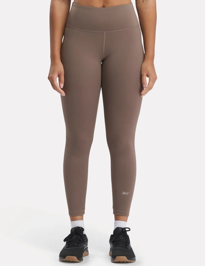 Reebok Active Collective Dreamblend 7/8 Leggings In Brown