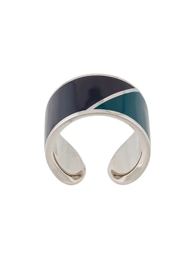 Lanvin Colour-block Ring - Blue