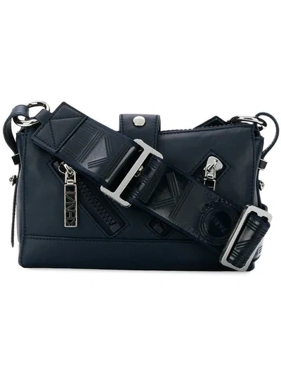 Kenzo Kalifornia Small Shoulder Bag In Blue