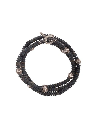 M Cohen Layered Bead Bracelet In Silver