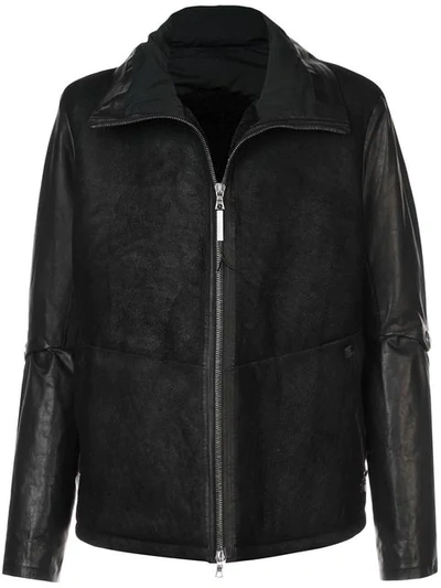 Isaac Sellam Experience Down Lined Jacket In Noir