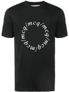 Mcq By Alexander Mcqueen Mcq Alexander Mcqueen Printed Logo T-shirt - Black