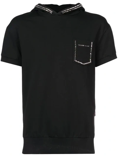Philipp Plein Hooded T-shirt - Black