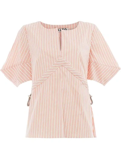 Aalto Striped Blouse - Pink