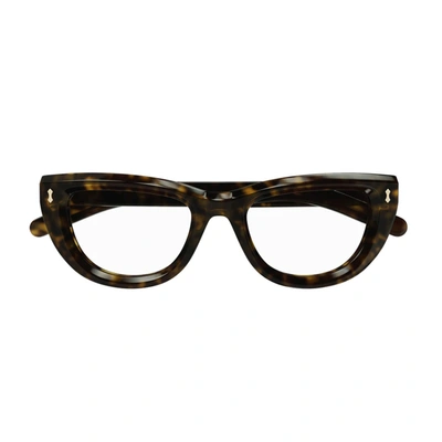 Gucci Gg1521o Linea Rivets 002 Glasses In Marrone