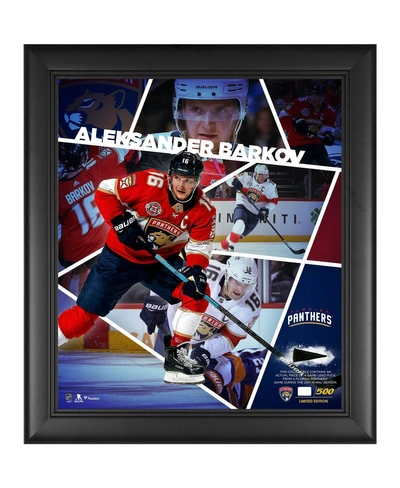 Fanatics Authentic Aleksander Barkov Florida Panthers Framed 15'' X 17'' Impact Player Collage With A Piece Of Game-use In Multi