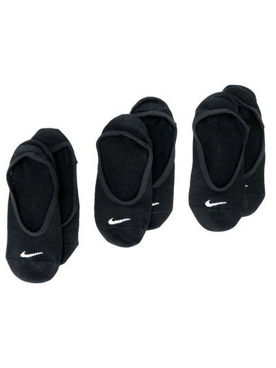 Nike Pack Of Three Sock - Black