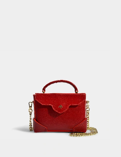 Manu Atelier Micro Bold Bag In Red (red)