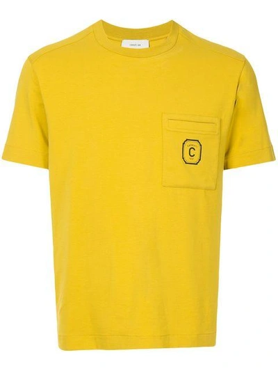 Cerruti 1881 Pocket Detail T-shirt In Yellow