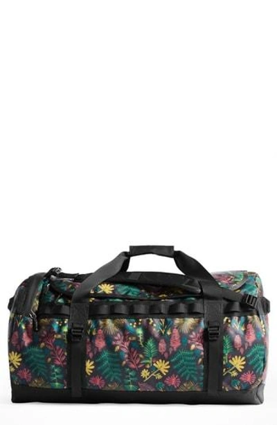 The North Face Base Camp Large Duffel Bag In Mideval Grey/ Woodland Floral