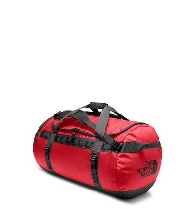 The North Face Base Camp Large Duffle Bag In Red/ Black