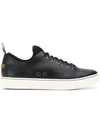 Polo Ralph Lauren Leather Court Sneaker In Black