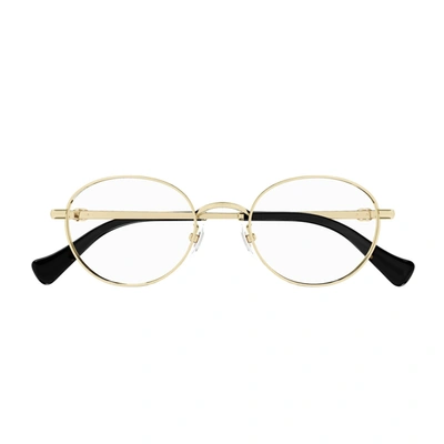 Gucci Gg1608ok Linea Gg Logo Glasses In Oro