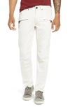 Hudson Men's The Blinder Biker Jeans In White