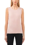 Halogen Back Keyhole Tank In Pink Adobe