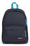 Eastpak Out Of Office Backpack - Blue In Navy/ Aqua