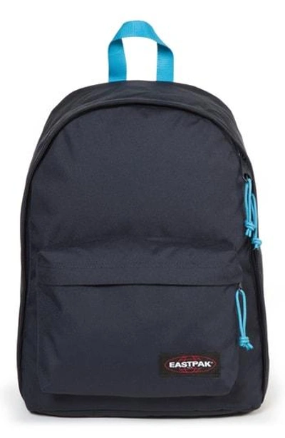 Eastpak Out Of Office Backpack - Blue In Navy/ Aqua
