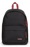 Eastpak Out Of Office Backpack - Black In Black/ Red