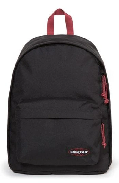 Eastpak Out Of Office Backpack - Black In Black/ Red