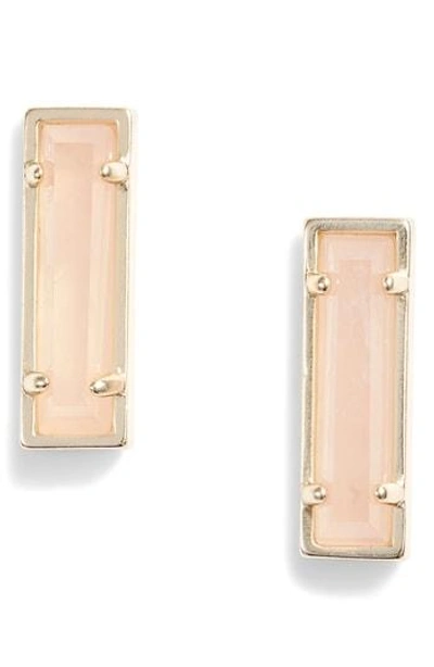 Kendra Scott Lady Stud Earrings In Rose/ Gold