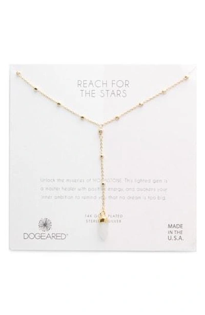 Dogeared Reach For The Stars Y-necklace In Gold