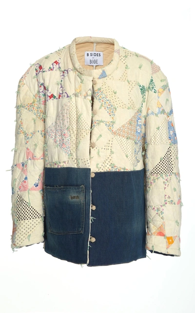 B Sides Exclusive Quilted Cotton Jacket In Multi