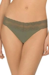 Natori Bliss Perfection Thong In Olive