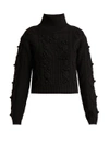 Joseph Cable-knit Wool Sweater In Black