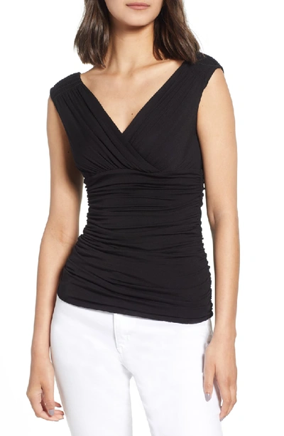 Bailey44 Troika Ruched Top In Black