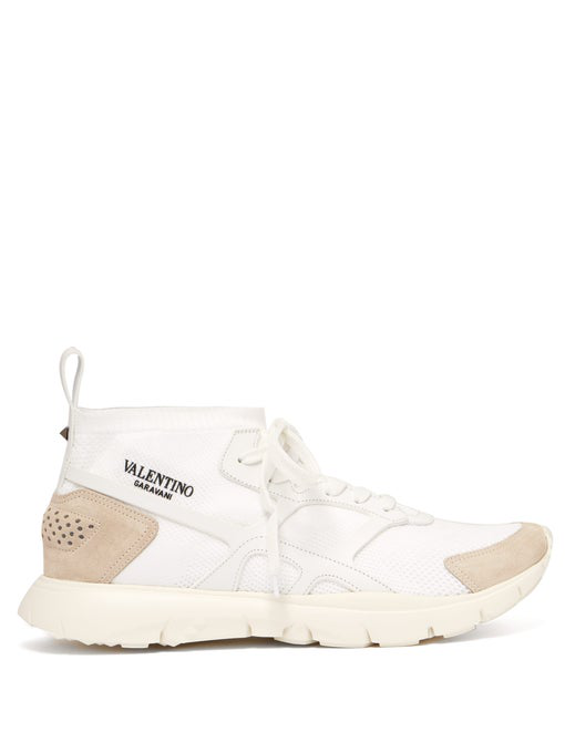 valentino knit sneakers