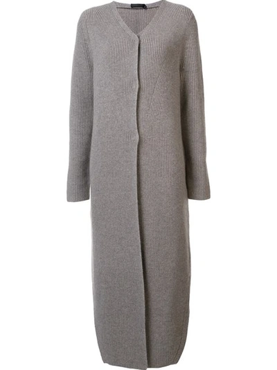 Calvin Klein Collection Ribbed Cardi-coat | ModeSens