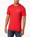 True Religion Buddha Logo Cotton T-shirt In Red Flame