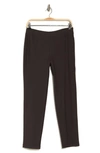 Eileen Fisher Slim Ankle Stretch Crepe Pants In Espresso