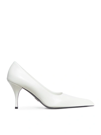 Prada Decollete In White