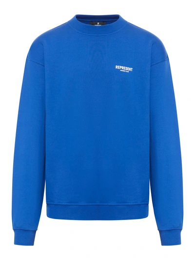 Represent Owners Club Sweater In Blue