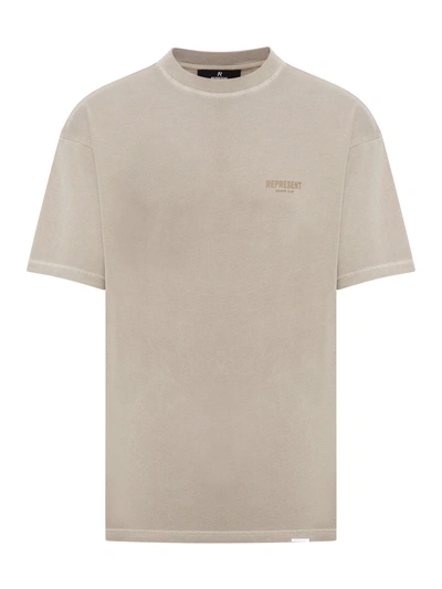 Represent Owners Club T-shirt In Nude & Neutrals