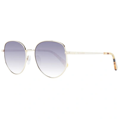 Ted Baker Gold Women Sunglasses In Blue