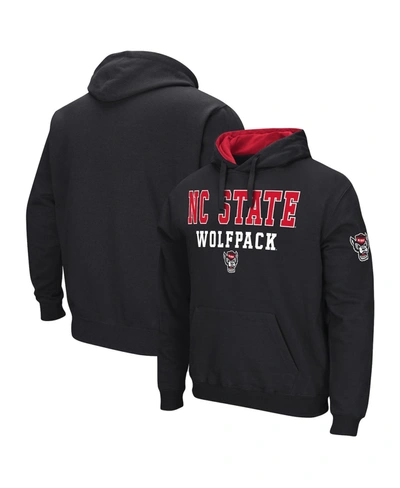 Colosseum Men's  Black Nc State Wolfpack Sunrise Pullover Hoodie