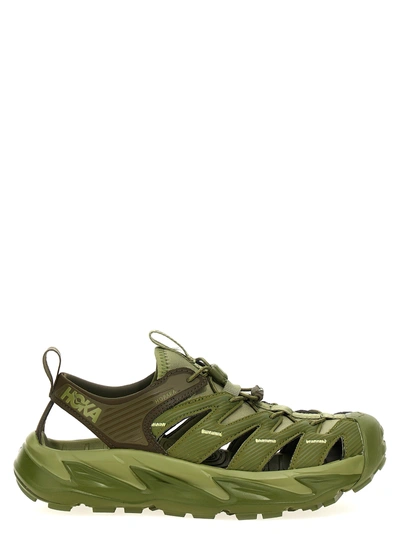 Hoka One One Hopara Sandal In Forest Floor / Fennel