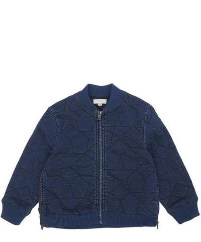 Stella Mccartney Cassie Denim Quilted Jacket  Cassie Denim Quilted Jacket 2-8 Years In Blue