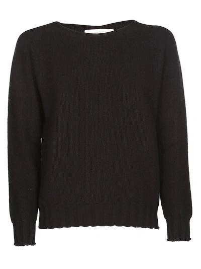 Cruciani Melange Sweater In Black