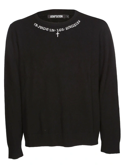 Adaptation Embroidered Sweatshirt In Black