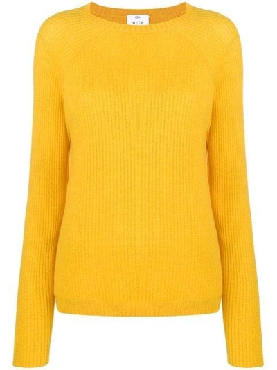Allude Knit Jumper - Yellow & Orange