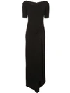 Tadashi Shoji Sweetheart Neck Evening Dress - Black